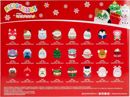 ✨Christmas Pre Sale - 70% OFF-✨24-Day Holiday Plush Advent Calendar