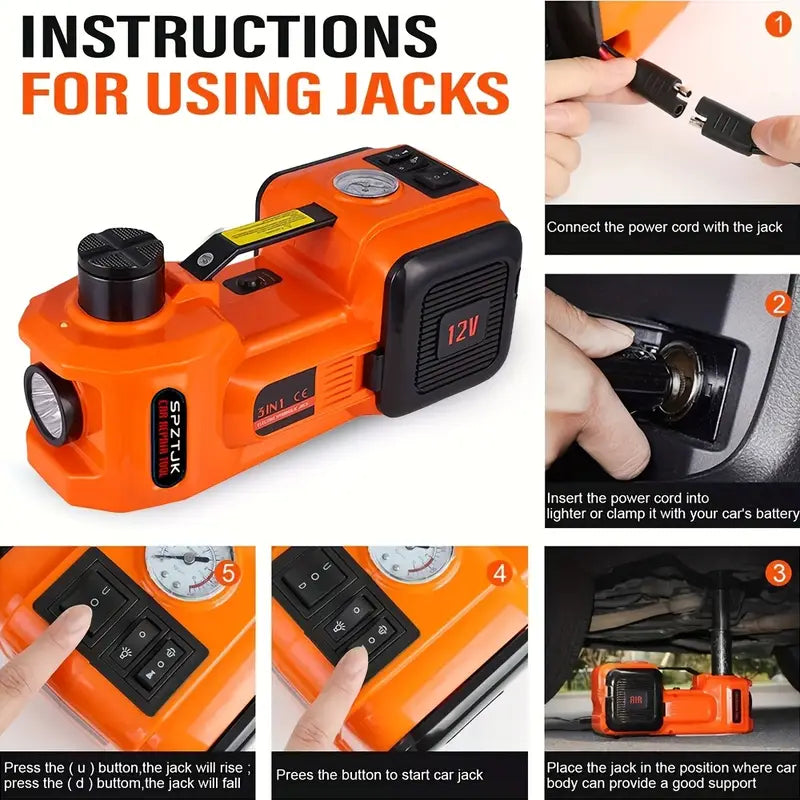 🎉Last Day 60% OFF⏰️Electric Car Jack Kit